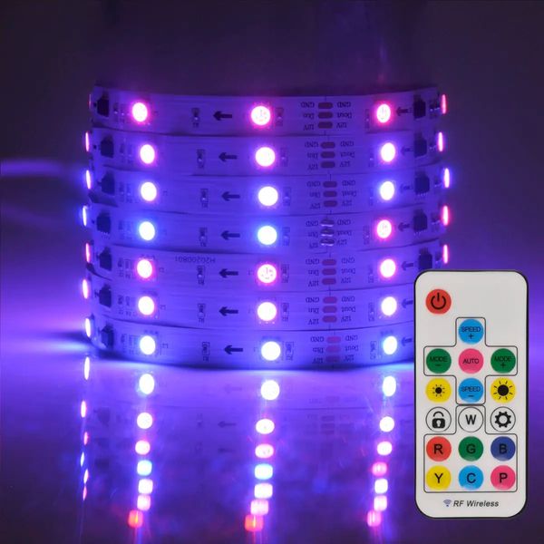 Pasek LED RGB 24W 314963 Polux taśma 5 metrów 400lm biała zdjęcie 4