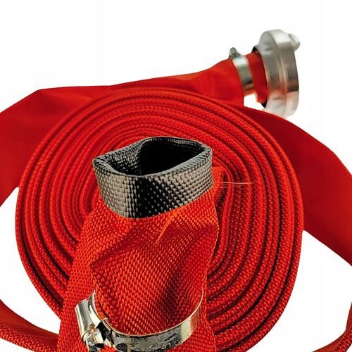WĄŻ STRAŻACKI WZMACNIANY CZERWONY WODY 2" 30M na Arena.pl