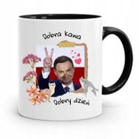Kubek Czarny Prezydenta Andrzej Duda Dobra Kawa