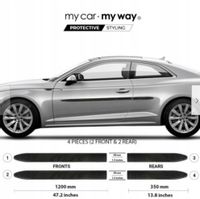 Audi A5 17-22 - Listwy CZARNE Boczne Drzwi