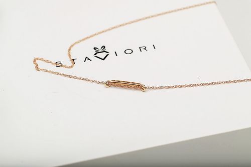 Złoty naszyjnik NRD5900 - Diament na Arena.pl