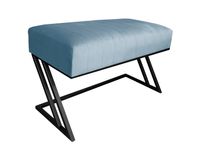 Ławka ZETA LOFT BL06 pufa podnóżek metal
