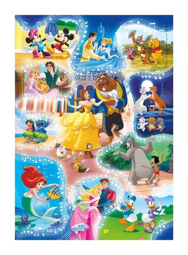 PUZZLE 60 CLEMENTONI POSTACIE DISNEY DANCE TIME 26992 na Arena.pl