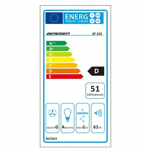 OKAP TELESKOPOWY KUCHENNY 60cm INOX BERDSEN 229 na Arena.pl