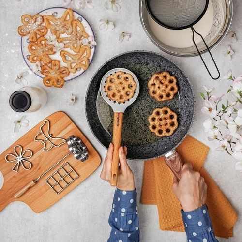 Głęboka PATELNIA INDUKCJA wysoka patelnia GRANITOWA 28cm Venga Konighoffer na Arena.pl