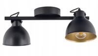 PLAFON LAMPA SIGMA MARS 32268 CZARNY / ZŁOTY