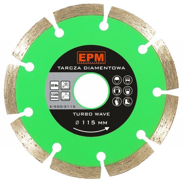tarcza diamentowa segmentowa 150mm - e-550-0150 zdjęcie 1