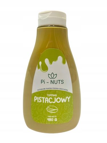 SOS PISTACJOWY TOPPING POLEWA 480g BEZ AROMATÓW ORAZ BARWNIKÓW PI-NUTS na Arena.pl