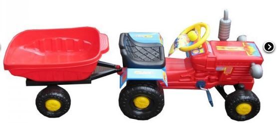 BJ TRAKTOR MALY RED Na pedały 3 KOLORY zdjęcie 4