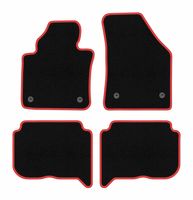 Dywaniki welurowe CARLUX-RED do Volkswagen Touran I FL 2010-2015