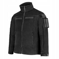 Bluza męska taktyczna polar softshell MFH COMBAT kurtka ciepła czarna 4XL