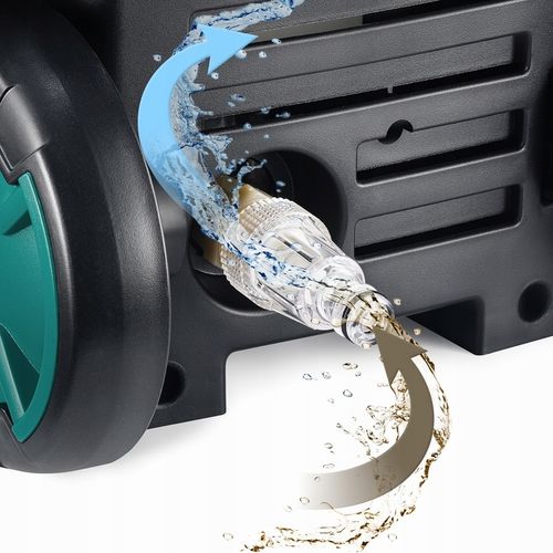 SAMOSSĄCA MYJKA CIŚNIENIOWA MOCNA POMPA 2000W TURBO DYSZA L6 ZWIJACZ na Arena.pl