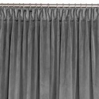 CURT/HOM/VILA/VELVET/PLEAT/D/75/CHARCOAL/200x270