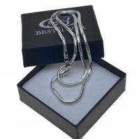 ŁAŃCUSZEK SREBRNY DAMSKI 45cm 2,4 ŻMIJKA OGON WĘŻA