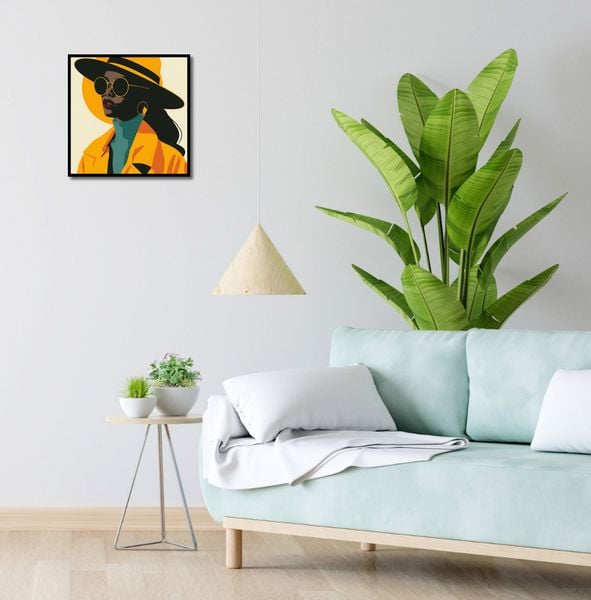 Plakat 40x40cm Żółta Stylowość zdjęcie 4