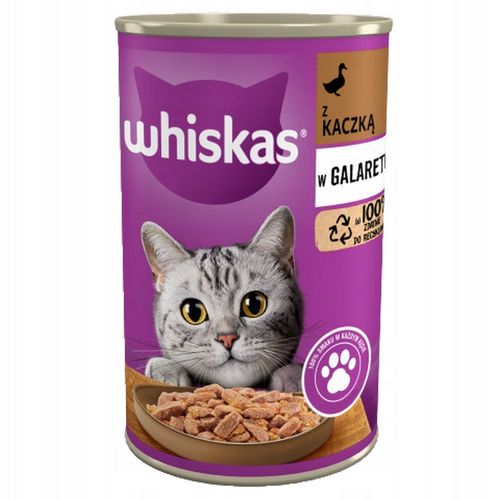 Whiskas Mix Smaków Mokra Karma Dla Kota Adult 24x400g Puszki Whiskas 9,6kg na Arena.pl