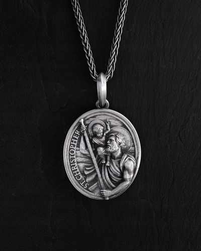 Srebrny wisiorek ST. CHRISTOPHER na Arena.pl