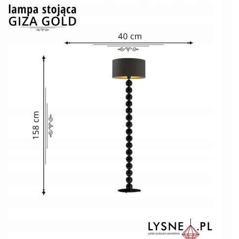 Lampa podłogowa stojąca GIZA GOLD na Arena.pl