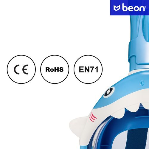 MASKA DO NURKOWANIA DLA DZIECI PEŁNOTWARZOWA DO SKORKELINGU PŁYWANIA REKIN na Arena.pl