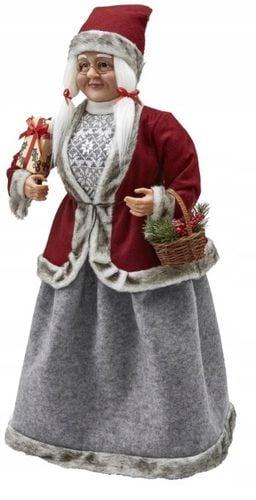 Pani Mikołajowa Mikołaj Figura Świąteczna duża 81 cm na Arena.pl