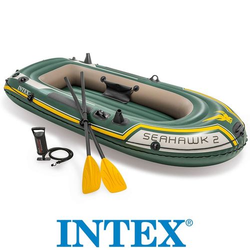 PONTON SEAHAWK 2 +WIOSŁA +POMPKA 236cm INTEX 68347 na Arena.pl
