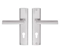 KLAMKA ZEWNĘTRZNA MIRO 72MM NA WKŁADKĘ PRAWA NIKIEL