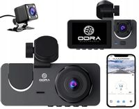 Kamera samochodowa wideorejestrator WiFi ODRA 3w1 kamera cofania 170° FHD