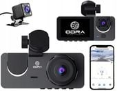 Kamera samochodowa wideorejestrator WiFi ODRA 3w1 kamera cofania 170° FHD