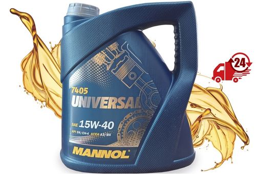 Olej Mineralny 15W40 MANNOL Universal 5L 15W-40 do silnika Diesel Benzyna na Arena.pl
