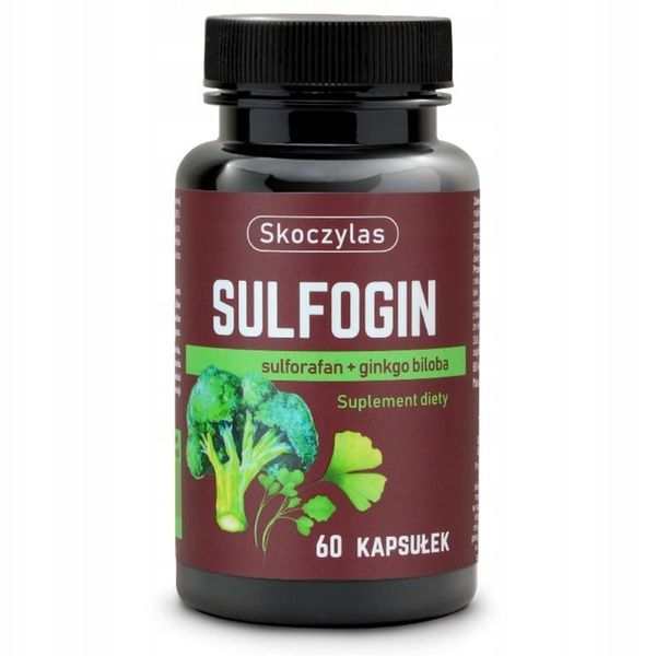 Skoczylas Sulforgan, Ginko Biloba - 60 kapsułek zdjęcie 1