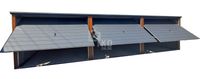 Garaż blaszany 9x5m 3x brama  drewnopodobny TKD360