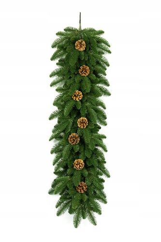 Girlanda Jodła z szyszkami PE gęsta jak naturalna 100 cm Święta dekoracja na Arena.pl