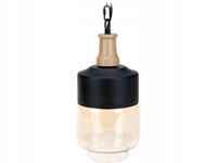 LAMPA SUFITOWA NOWOCZESNA + SZKLANY KLOSZ 18x32 cm