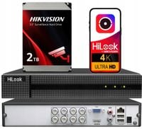 Rejestrator XVR do kamer AHD TVI CVI DVR-208U-M1 z dyskiem 2TB Aplikacja