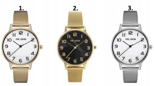 ZEGAREK DAMSKI PAUL LORENS ARTENA złoty cyfry czytelny +BOX +GRAWER na Arena.pl