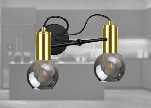 Kinkiet 2xE27 LIV BLACK/GOLD na Arena.pl
