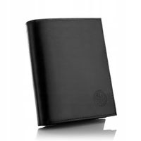 BETLEWSKI portfel męski skórzany na karty RFID kieszeń na bilon zamek