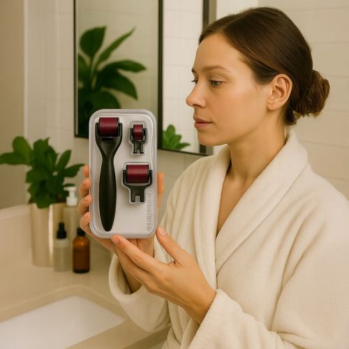 Dermaroller Mezoterapia Igłowa Masażer Roller Wałek do Masażu Ciała Twarzy na Arena.pl