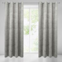 Zasłona gotowa na przelotkach KARINA 140x250 Eurofirany stalowy