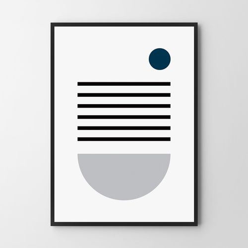 Plakat geometryczny 21x29,7 cm A4 na Arena.pl