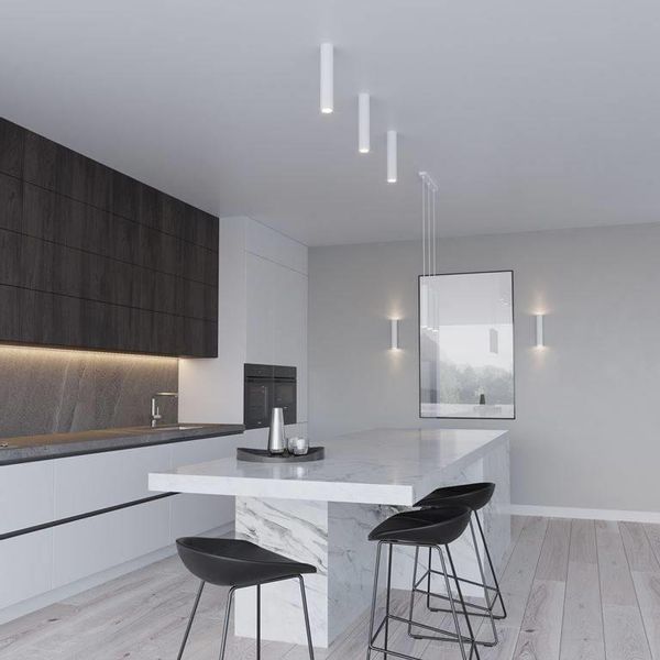 Kinkiet LAMPA ścienna SL.0326 metalowa OPRAWA tuba biała zdjęcie 5