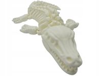 Dinozaur MOZAZAUR Szkielet 25cm Figurka 3D Ruchoma Gigant Wodny Biały