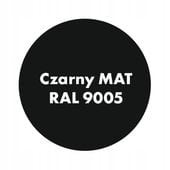 AQUA PRO Emalia Akrylowa szybkoschnąca drewno metal 0,8L Czarny MAT 9005