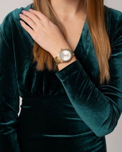 Zegarek damski Paul Lorens 9656B3-3D1 ELEGANCKI Z CYRKONIAMI + BOX na Arena.pl