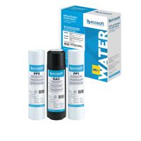 Ecosoft Zestaw 3 wkładów zamiennych do filtra osmozy