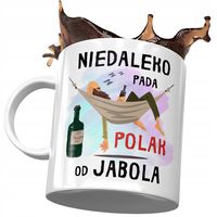 Kubek Śmieszny Zabawny Niedaleko Pada Prezent Z Nadrukiem Ze Zdjęciem