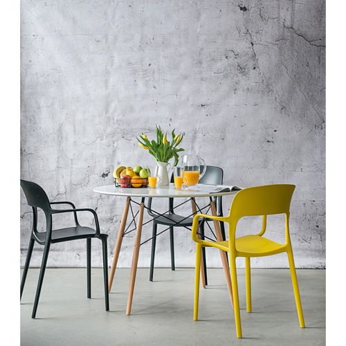 Stół Dtw 100 Cm, Blat Biały na Arena.pl