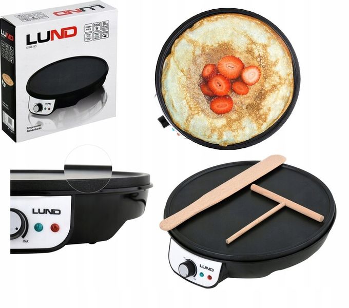Naleśnikarka elektryczna duża patelnia do naleśników 30cm zdjęcie 1