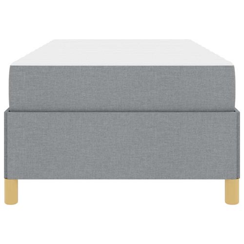 Łóżko sprężynowe Jasnoszary i Biały oraz Jasnoszary 90 x 200 cm na Arena.pl