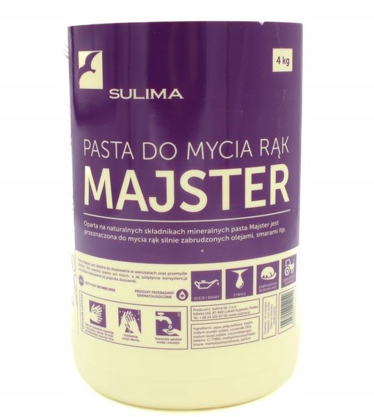 Pasta do mycia rąk MAJSTER 4 kg zdjęcie 1